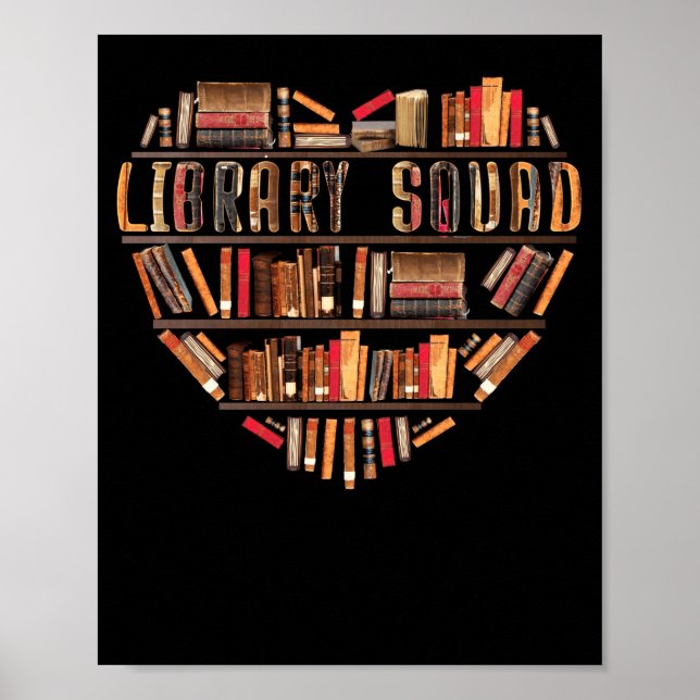 Affiche Libraire de Bookworm Book Lover (Devant)