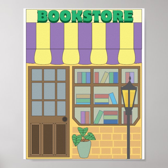 Affiche Librairie (Devant)