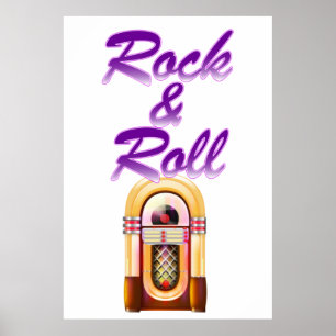 Affiche Librairie Rock and Roll