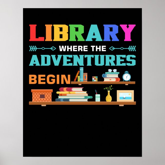 Affiche Library Books (Devant)