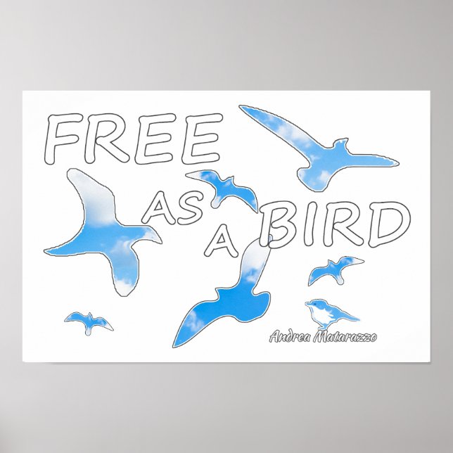Affiche Libre comme un oiseau 2 (Devant)