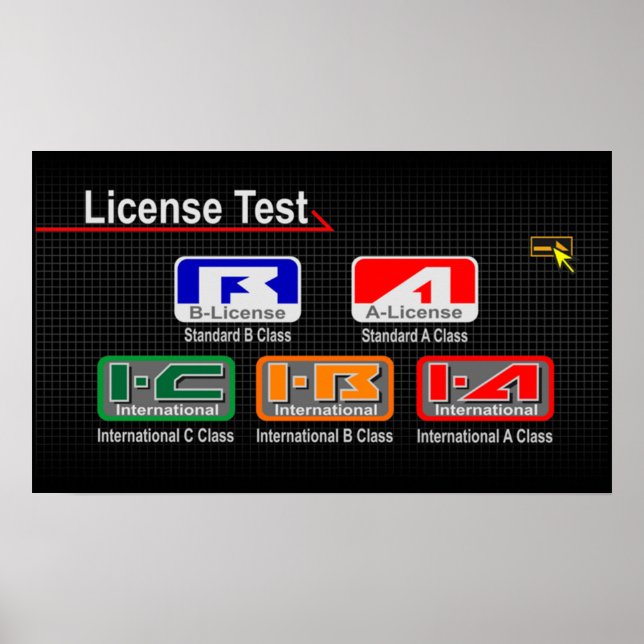 Affiche Licence Gran Turismo 2 (Devant)