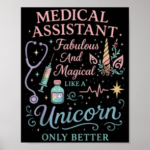 Affiche Licencié Unicorn Médical Instantané Cma Médical Is