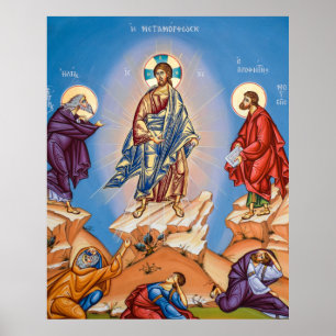 Affiche L'icône de l'affiche de la transfiguration