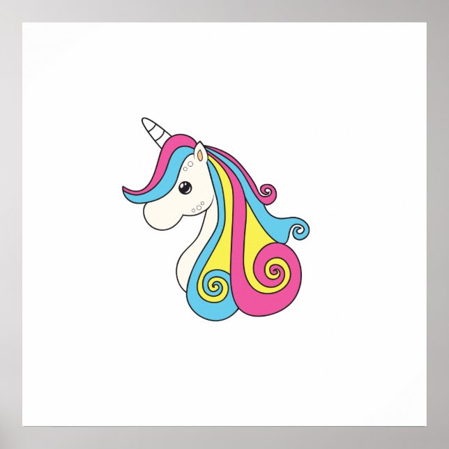 Affiche licorne (Devant)