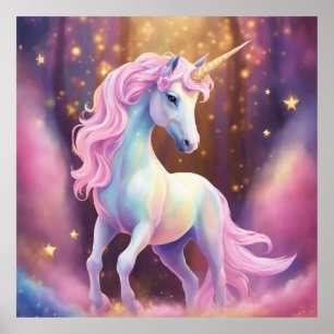 Affiche Licorne d'attitude positive