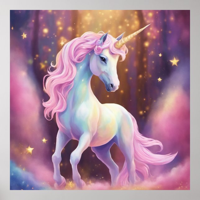 Affiche Licorne d'attitude positive  (Devant)