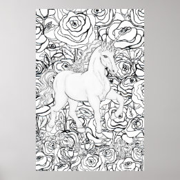 Affiche Licorne invisible
