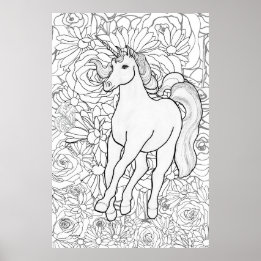 Affiche Licorne invisible