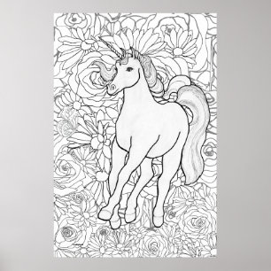 Affiche Licorne invisible