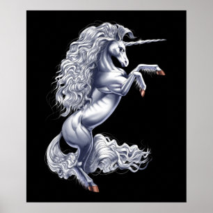 Affiche licorne mythique