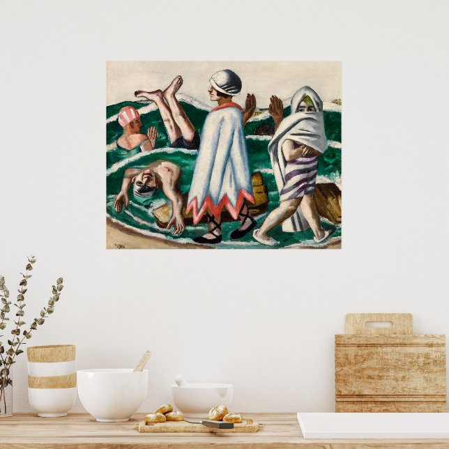 Affiche Lido | Max Beckmann | (Cuisine)