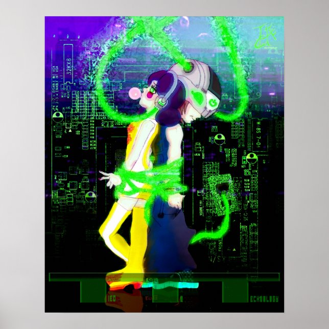 Affiche Lié À La Technologie (Devant)