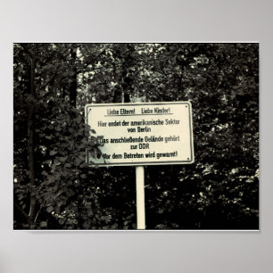 AFFICHE LIEBE ELTERN, LIEBE KINDER...