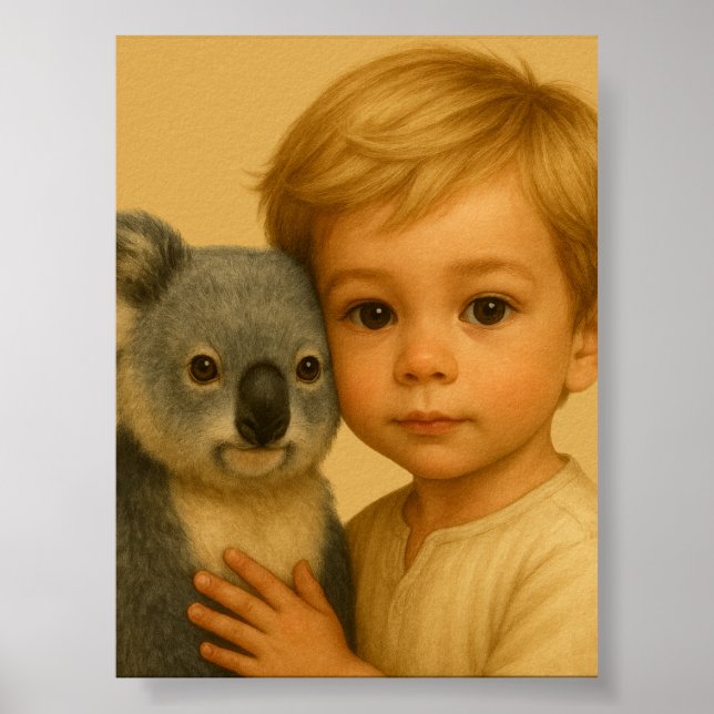 Affiche Lien de la nature sauvage et de l'innocence (Koala (Devant)