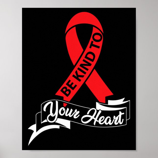 Affiche Lien vers votre coeur - Sensibilisation aux maladi (Devant)