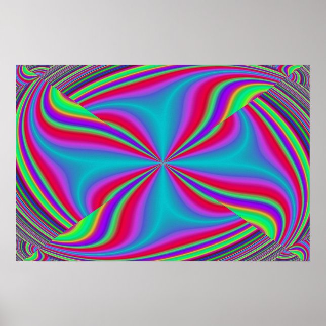 Affiche Lieu de démarrage de démarrage abstrait (Devant)