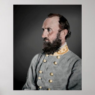 Affiche Lieutenant-général Thomas (Stonewall) Jackson