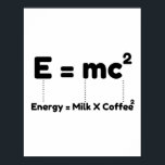 Affiche Life equation<br><div class="desc">équation,  life,  mathéatics,  math,  science,  birthday,  milk,  coffee,  funny,  energy,  funny sayings,  funny quotes,  venin idea,  present,  teacher,  motivation,  birthday present,  venin,  happiness</div>