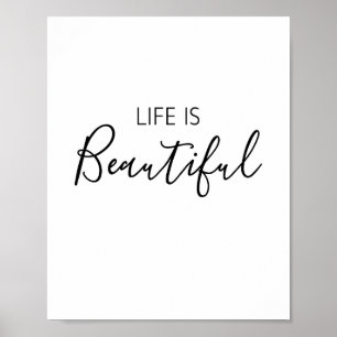Affiche Life Is Beautiful