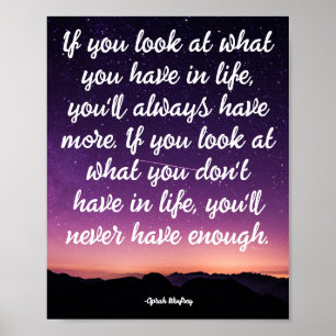 Affiche Life Quote