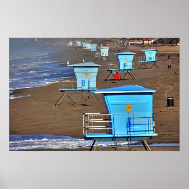 Affiche Lifeguard Towers (Devant)
