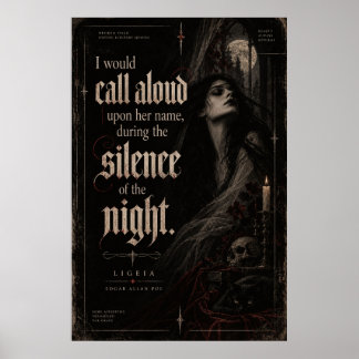 Affiche Ligeia – Edgar Allan Poe