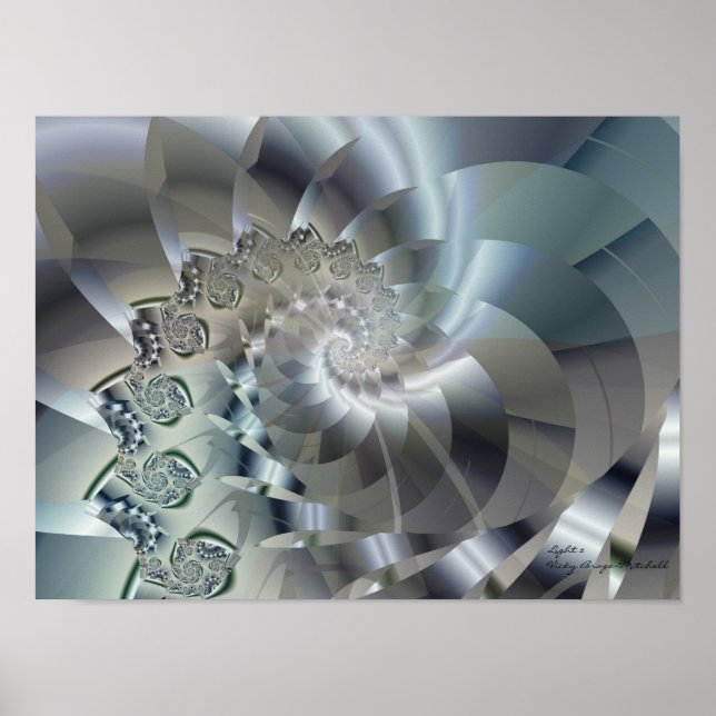 Affiche Light 2 Abstract Art (Devant)