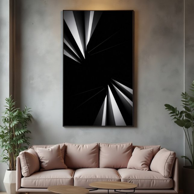 Affiche Light Abyss Geometry (Créateur téléchargé)