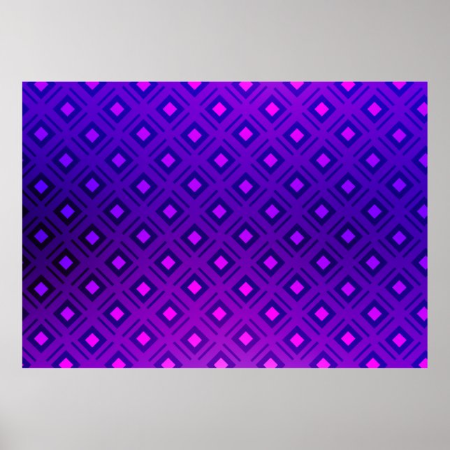 Affiche Light Purple layout with lines, rectangle. Shining (Devant)