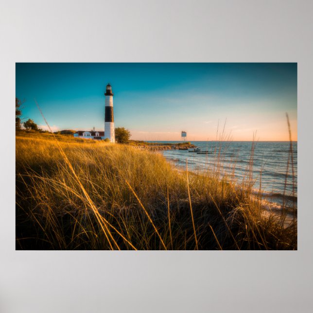Affiche Lighthouses | Big Sable Lighthouse Ludington (Devant)