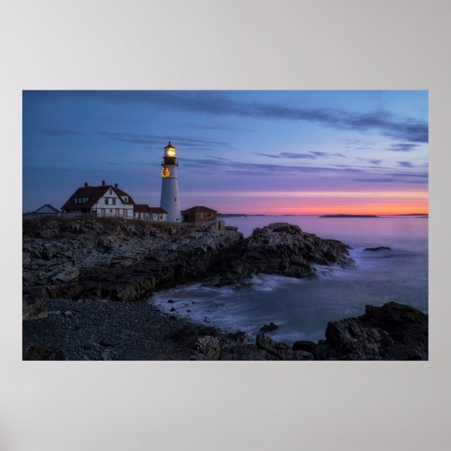 Affiche Lighthouses | Cape Elizabeth Maine Lighthouse (Devant)