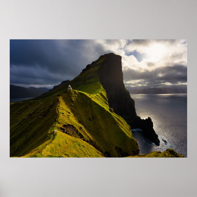 Affiche Lighthouses | Faroe Islands Denmark (Devant)