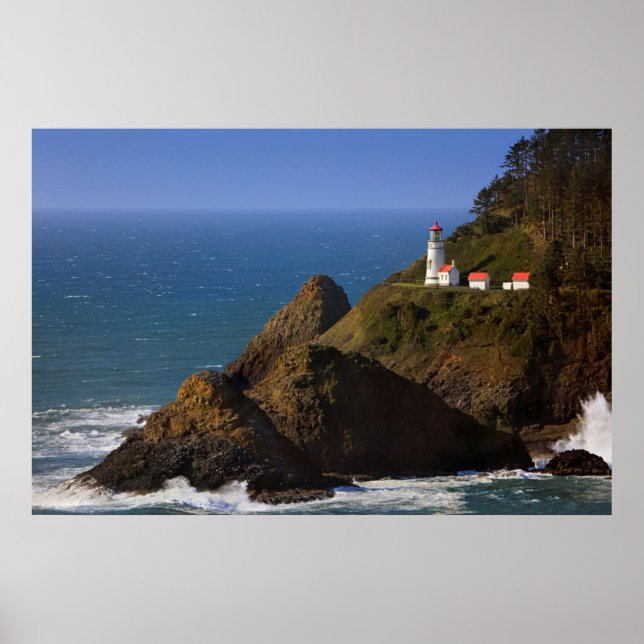 Affiche Lighthouses | Oregon Coast Lighthouse (Devant)