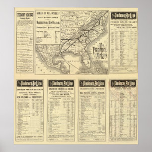 Affiche Ligne aérienne du Piémont