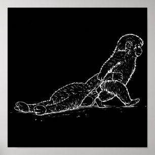 Affiche Ligne artistique Baby Team Punch Monkey