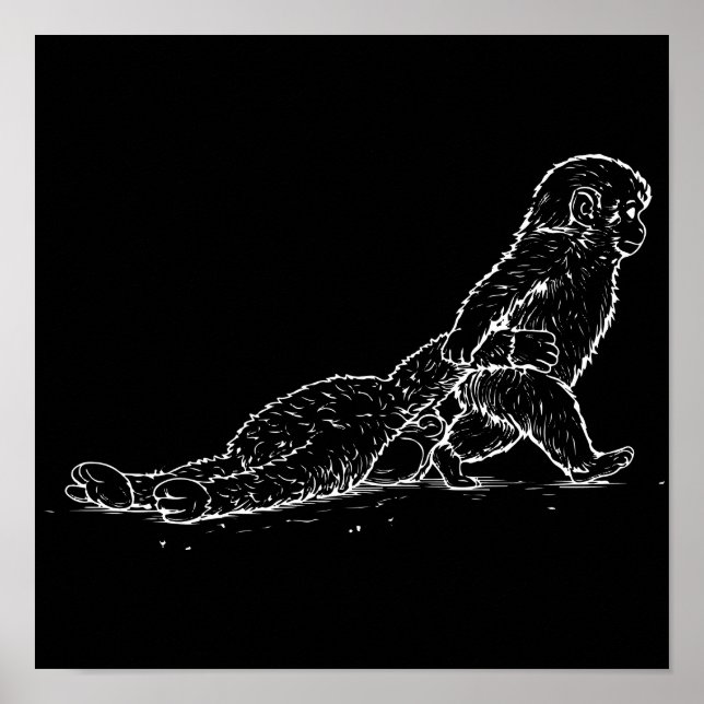 Affiche Ligne artistique Baby Team Punch Monkey (Devant)
