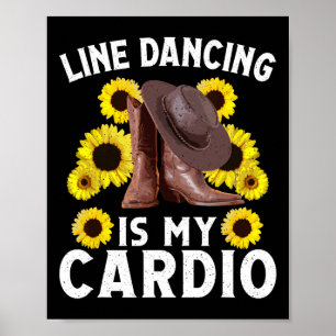 Affiche Ligne Danser Art Pour Femmes Hommes Pays Danser Ro