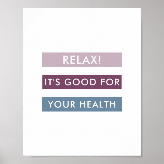 Affiche Ligne de balise de travail Moderne Stripes (Devant)