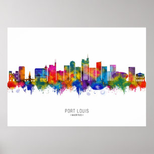 Affiche Ligne de Port Louis Maurice