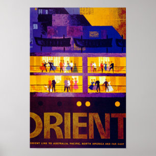 Affiche Ligne d'orientation ~ Partie sur le pont