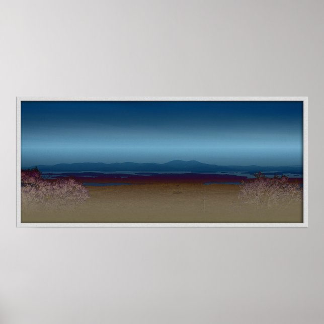 Affiche Ligne horizontale (Devant)