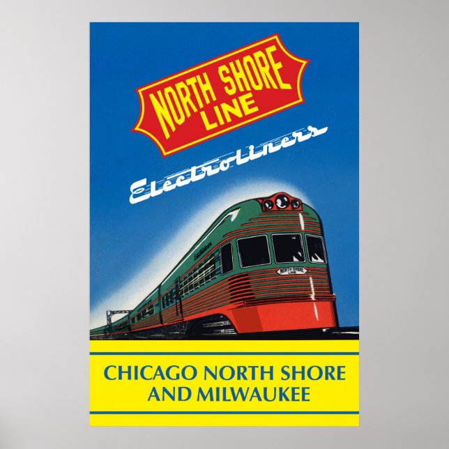 Affiche Ligne North Shore Electroliner (Devant)