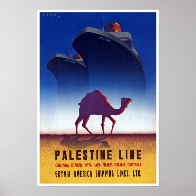 Affiche Ligne Palestine (Devant)