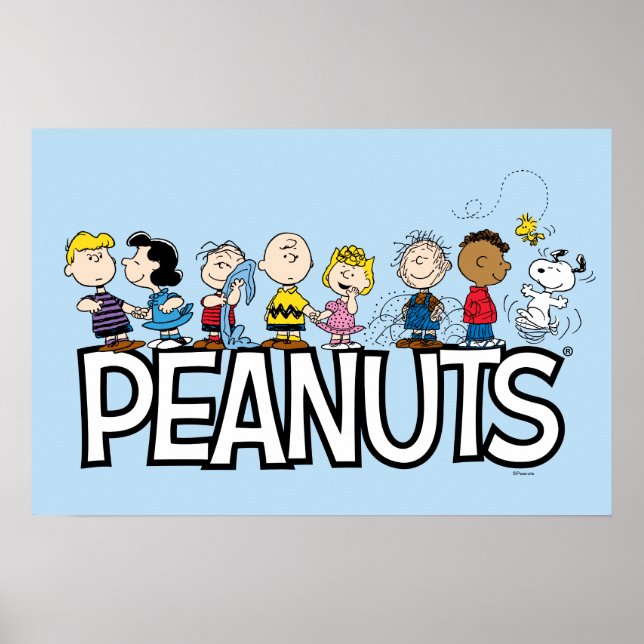 Affiche Lignée du groupe Peanuts Gang (Devant)