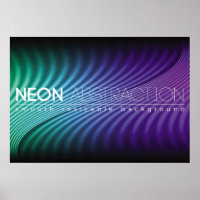 Lignes de néon brillant arrière - plan avec style 