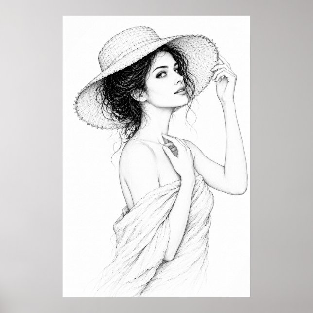 Affiche Lignes Élégantes d'Anastasia (Devant)