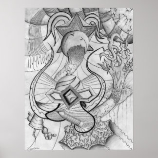 Affiche Lignes en mouvement