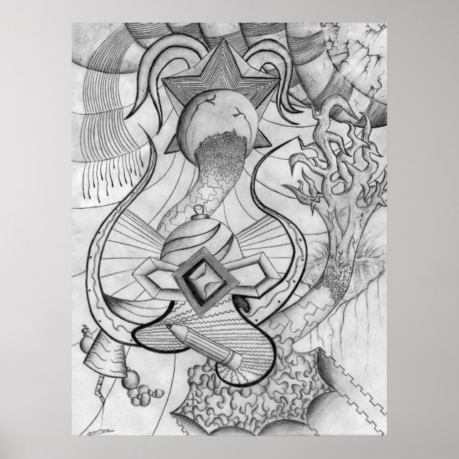 Affiche Lignes en mouvement (Devant)