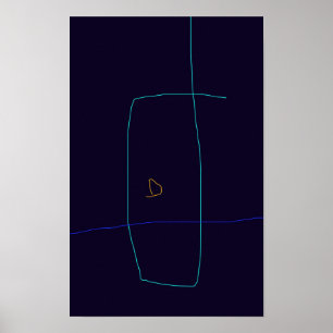 Affiche Lignes minimalistes
